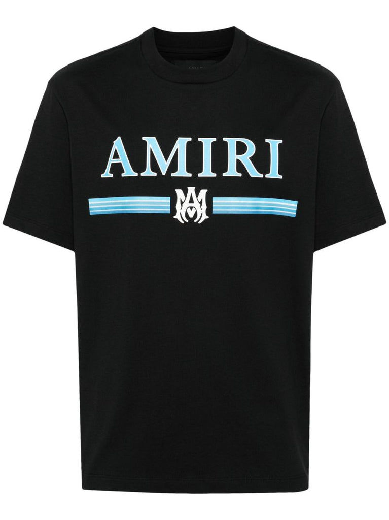 Black Ma Bar-print Cotton T-shirt