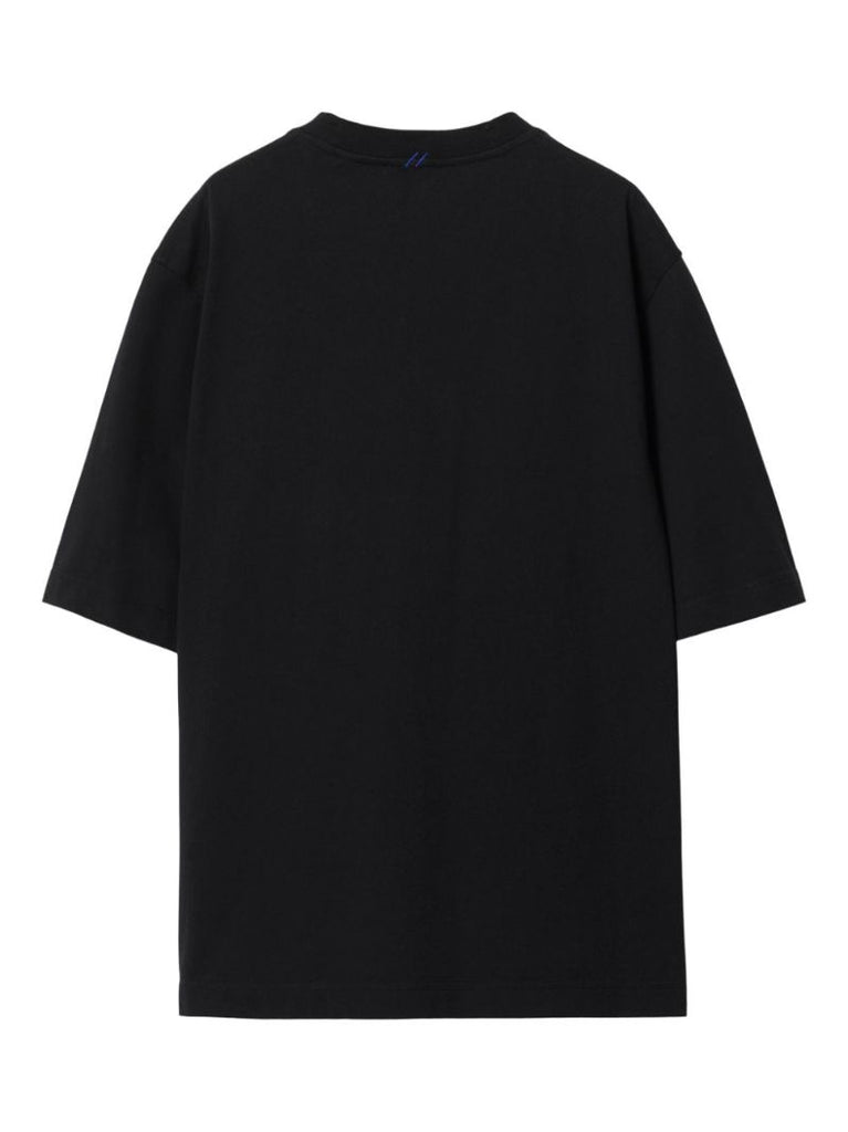 Black Equestrian Knight-appliquÃ_x0083_Â© T-shirt