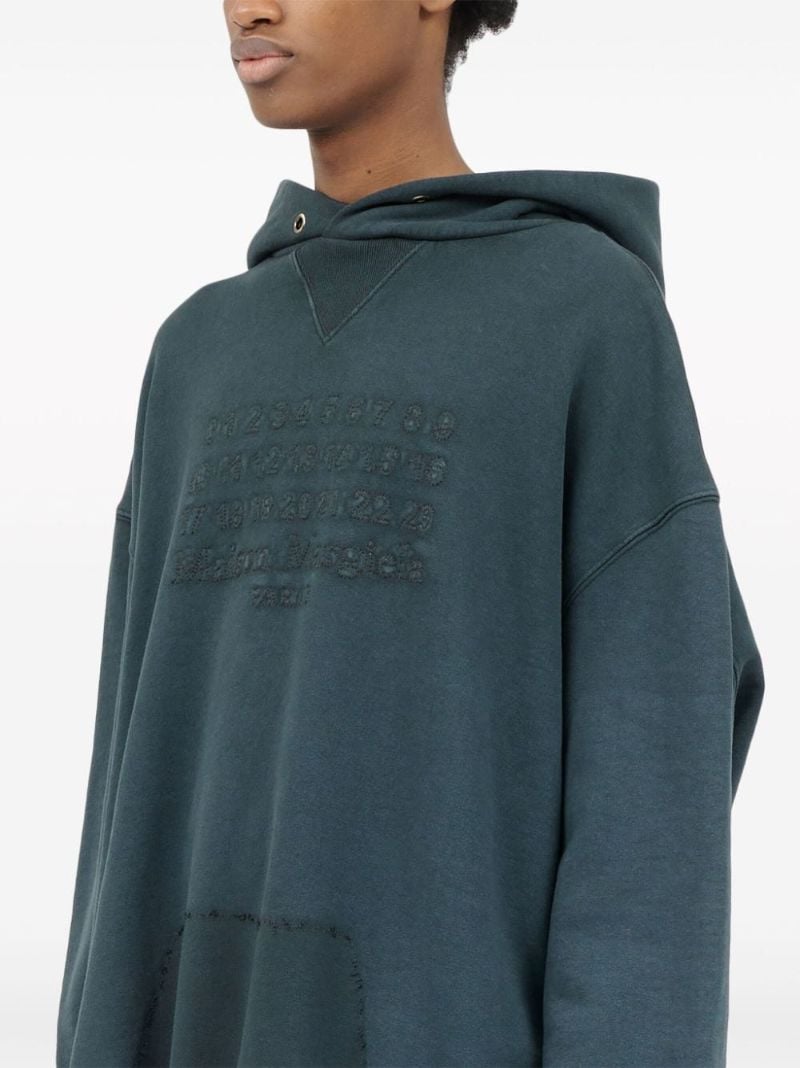 Blue Reverse Cotton Hoodie