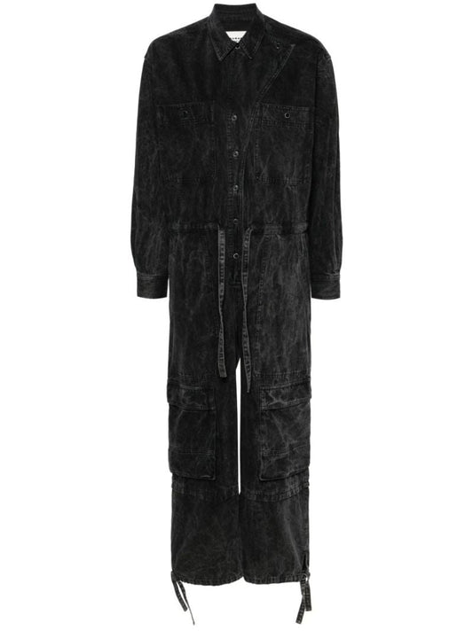 Black Idany Denim Jumpsuit