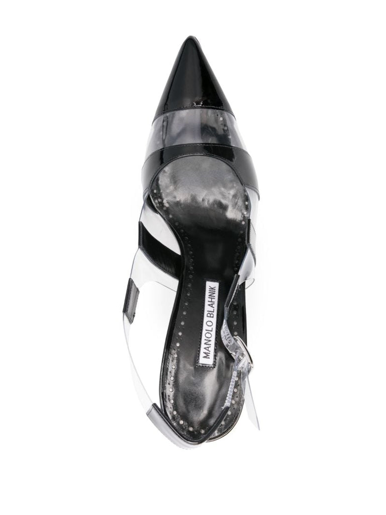 Black Uxra 70 Striped Pumps