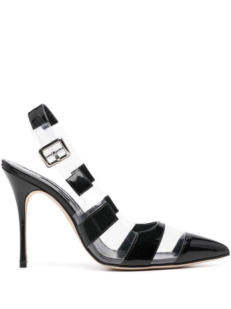Black Uxra 70 Striped Pumps