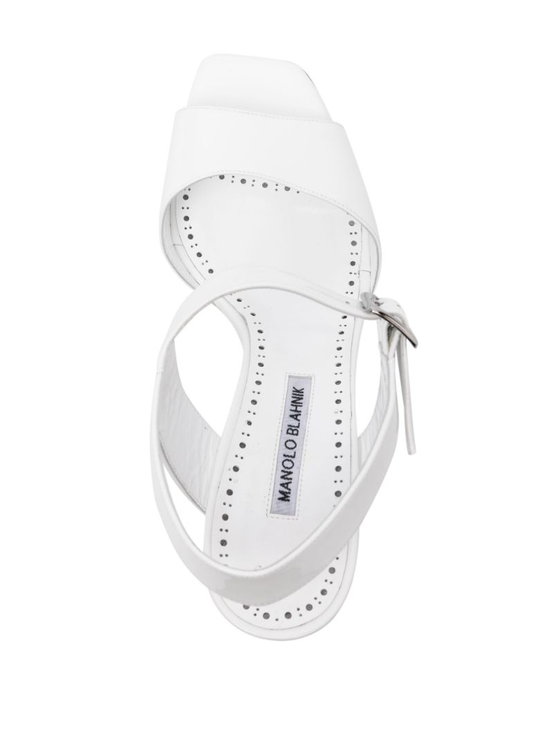 White Fairu 90mm Sandals