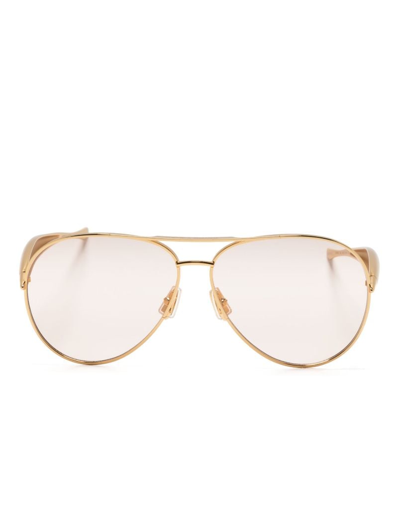 Gold-tone Sardine Pilot-frame Sunglasses