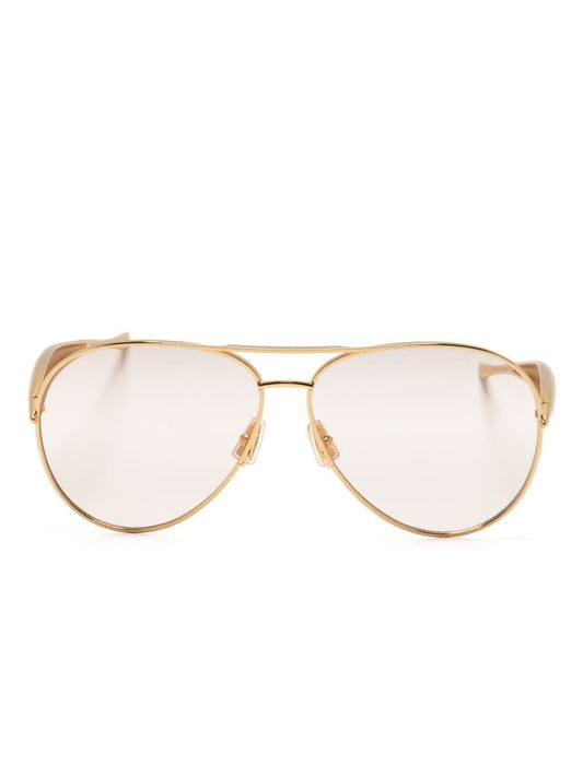 Gold-tone Sardine Pilot-frame Sunglasses