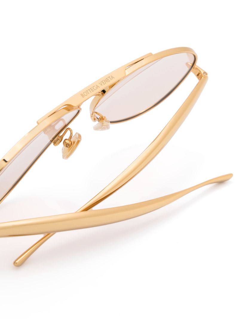 Gold-tone Sardine Pilot-frame Sunglasses