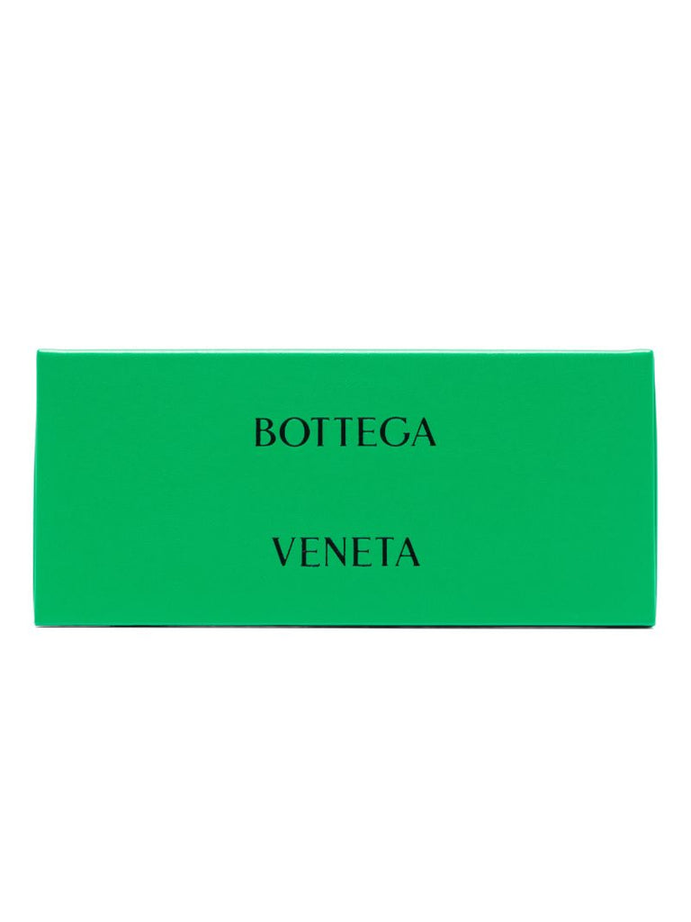 Black Intrecciato Rectangle-frame Sunglasses