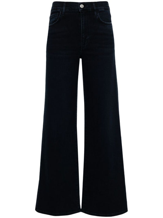 Blue Le Slim Palazzo Wide-leg Jeans