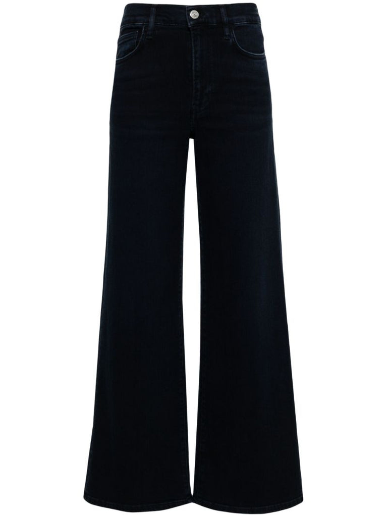 Blue Le Slim Palazzo Wide-leg Jeans