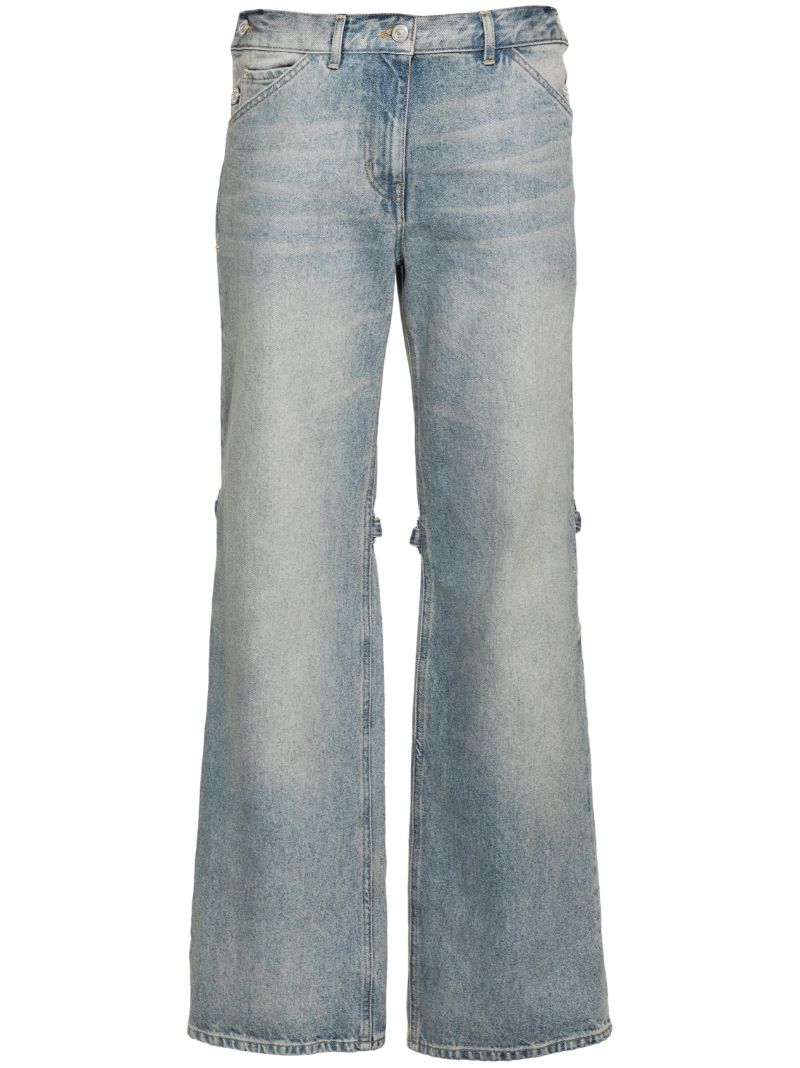 Blue Sailor Wide-leg Jeans