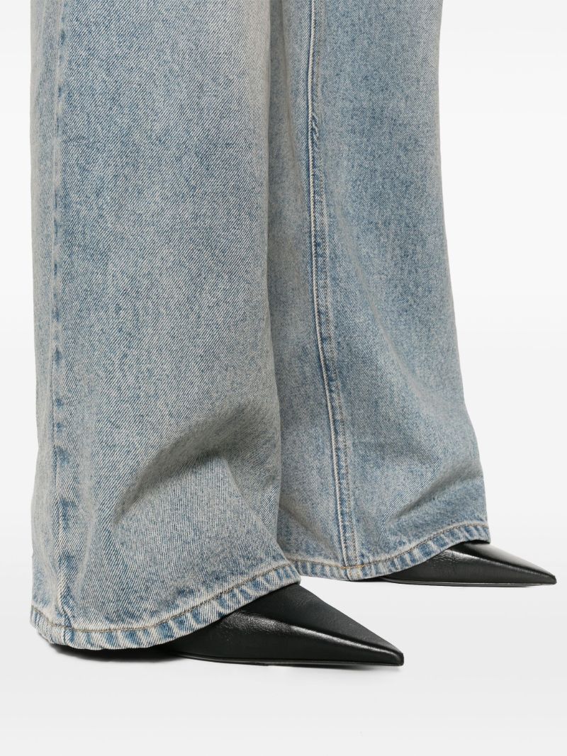 Blue Sailor Wide-leg Jeans