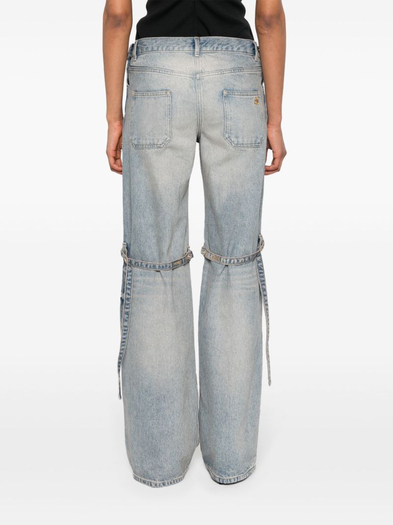 Blue Sailor Wide-leg Jeans