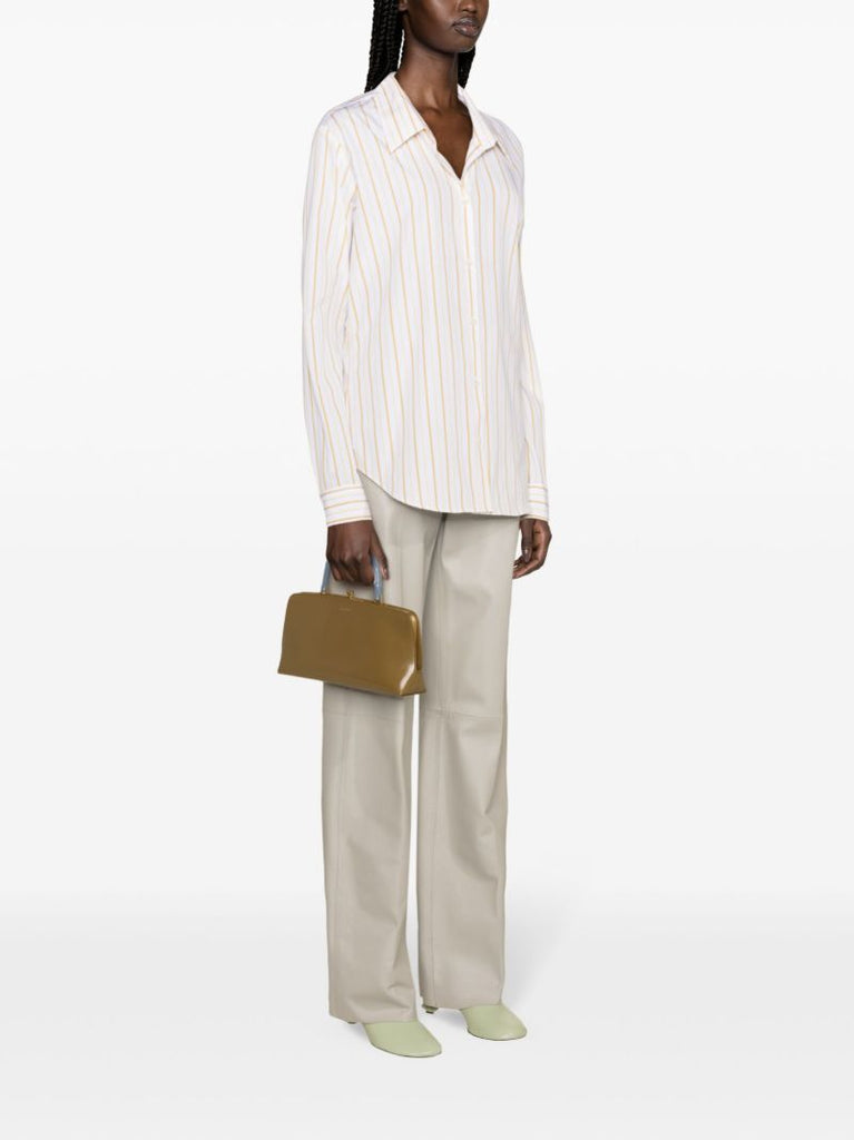 White Striped Cotton Shirt