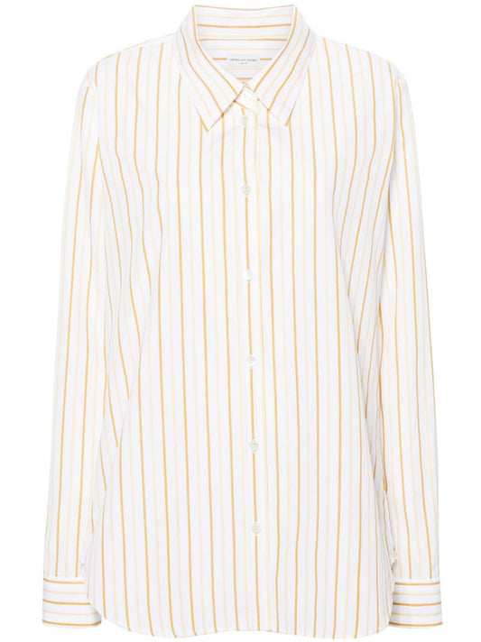 White Striped Cotton Shirt