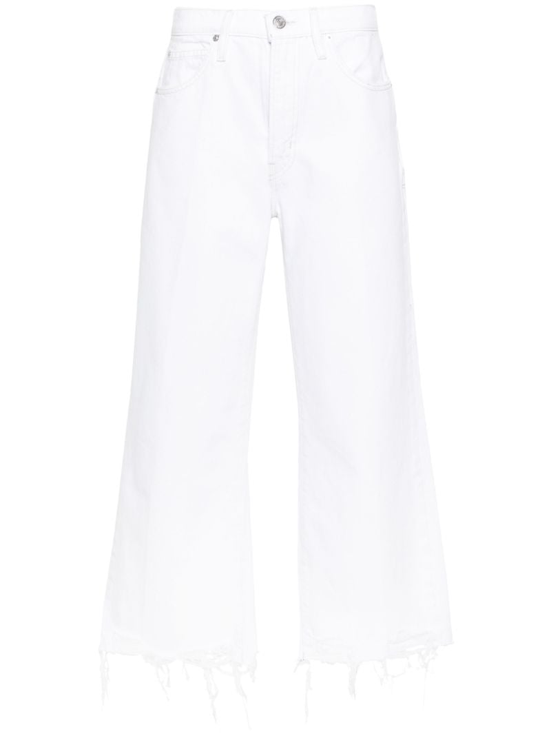White the Relaxed High-rise Straight Jeans