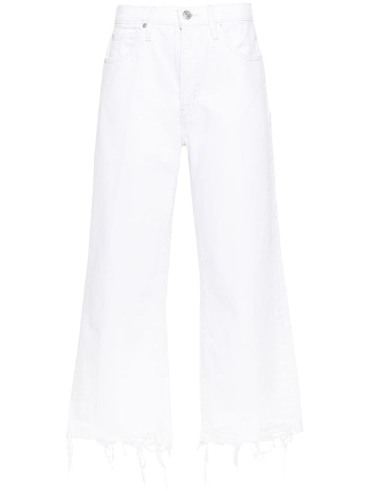 White the Relaxed High-rise Straight Jeans