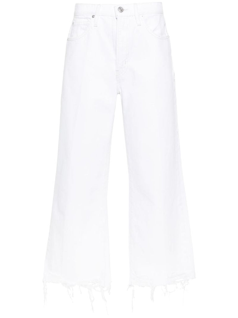 White the Relaxed High-rise Straight Jeans