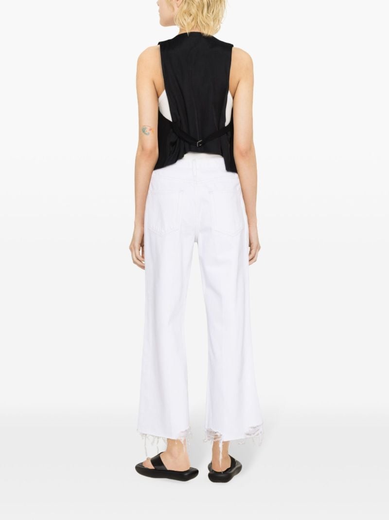 White the Relaxed High-rise Straight Jeans