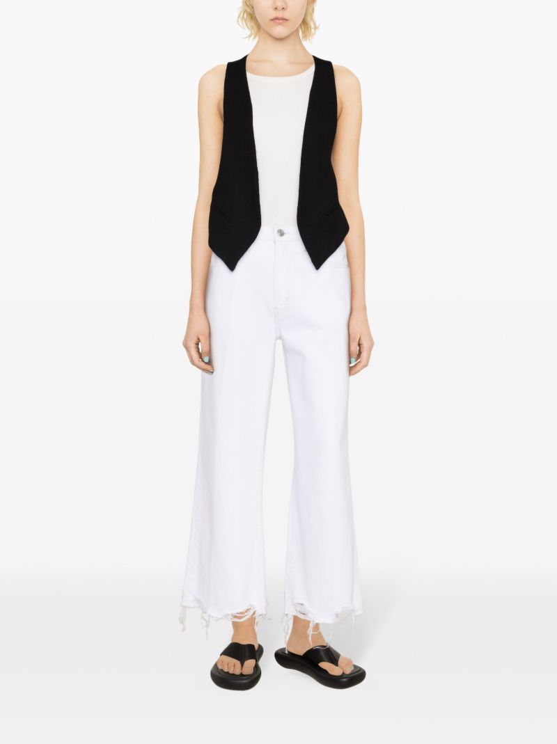 White the Relaxed High-rise Straight Jeans