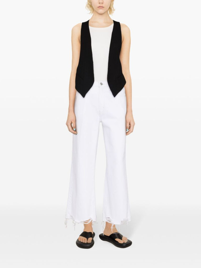 White the Relaxed High-rise Straight Jeans
