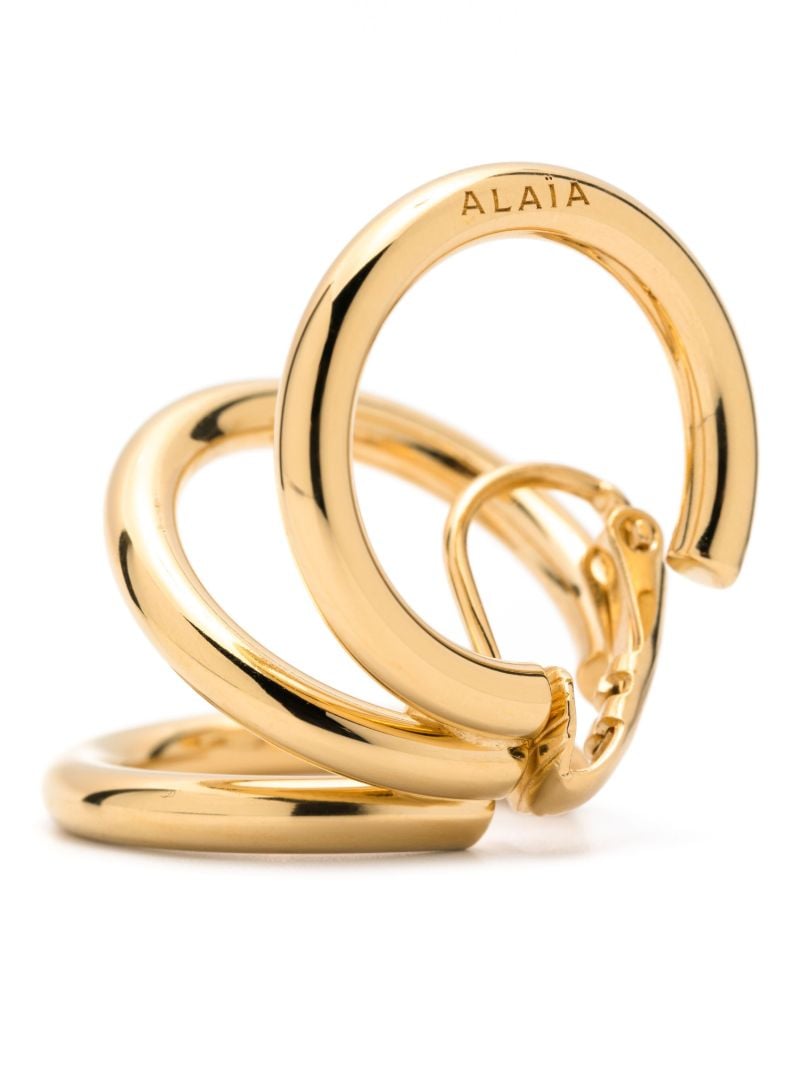 Gold-tone Small Loop Earring