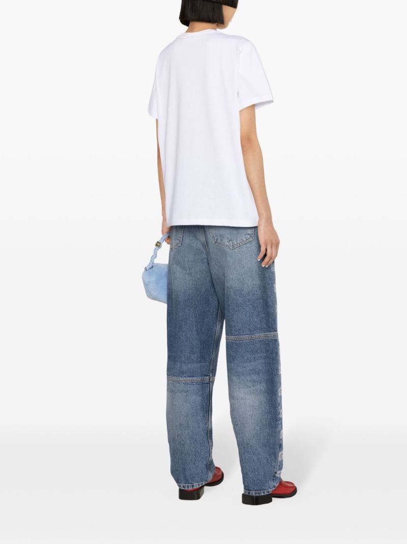 White Banana Cotton T-shirt