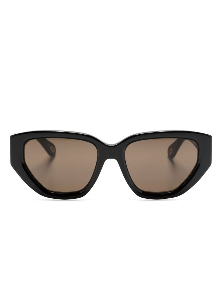 Black Marcie Cat-eye Sunglasses
