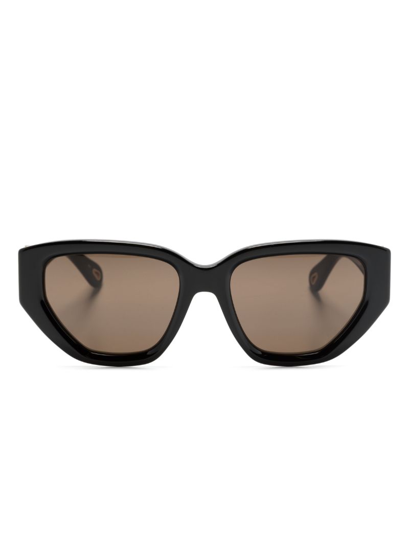 Black Marcie Cat-eye Sunglasses