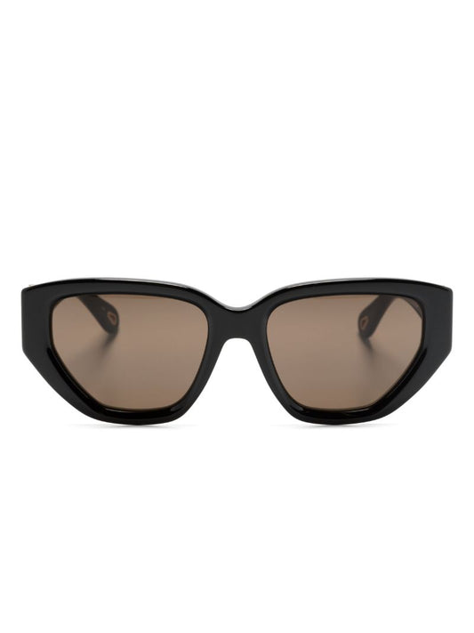 Black Marcie Cat-eye Sunglasses