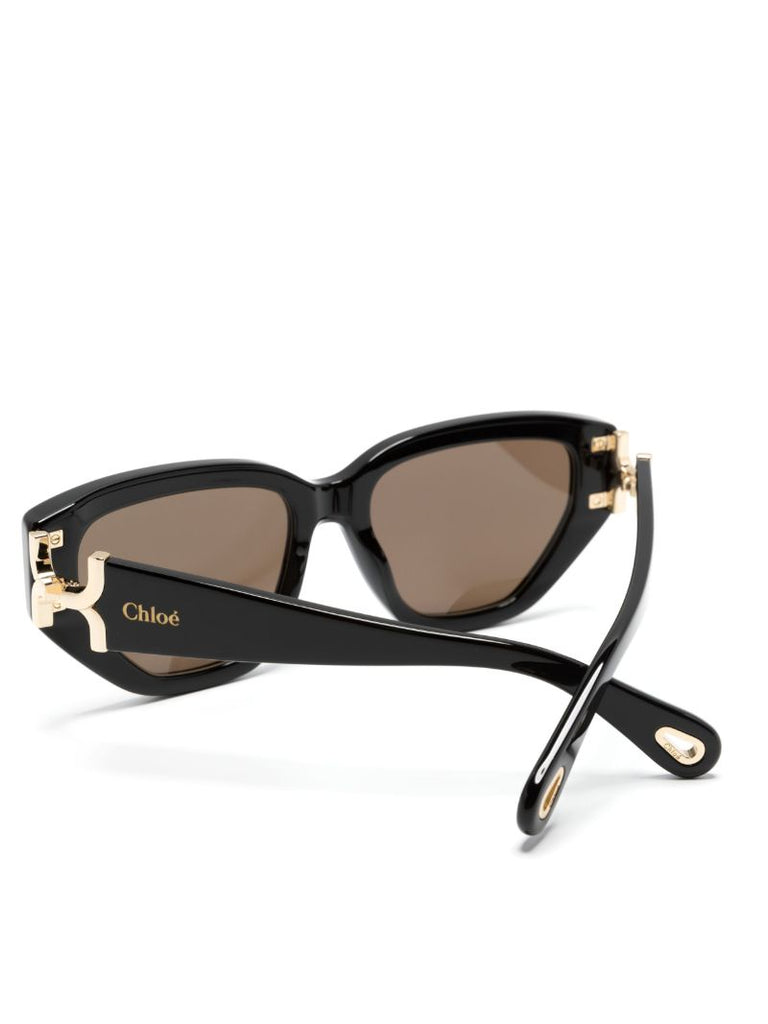 Black Marcie Cat-eye Sunglasses