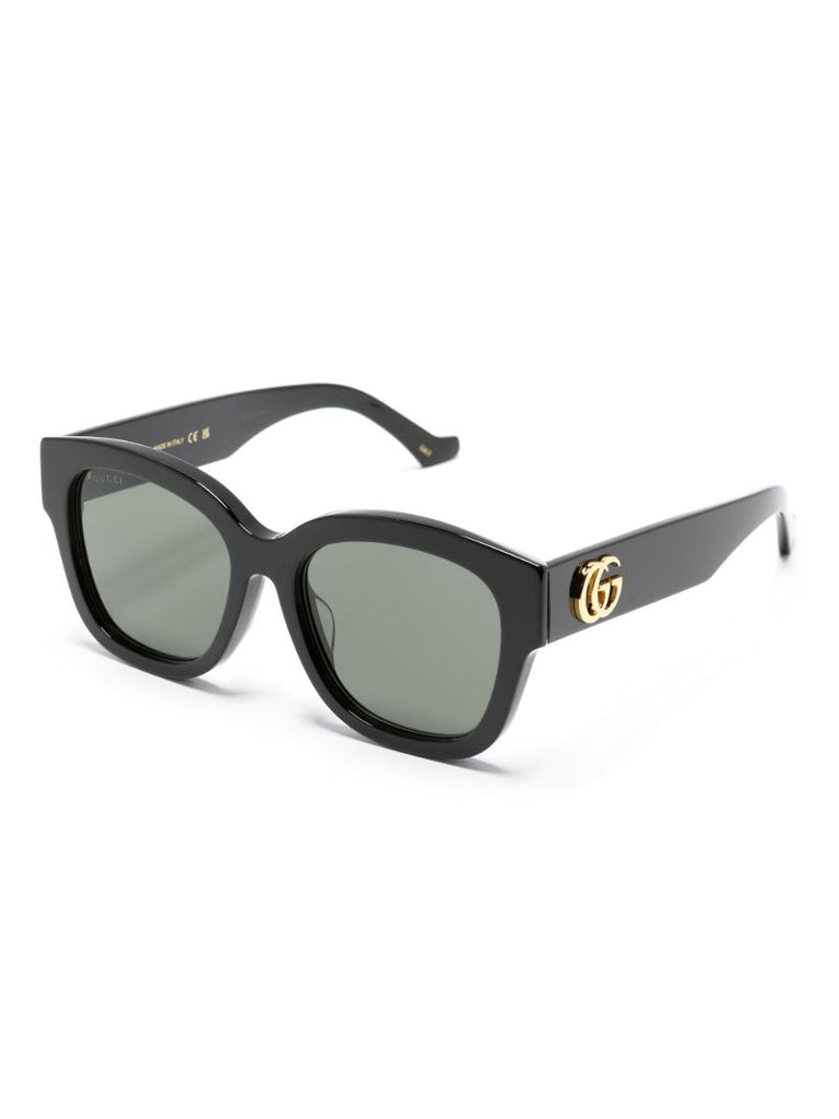 Black Double G Square-frame Sunglasses