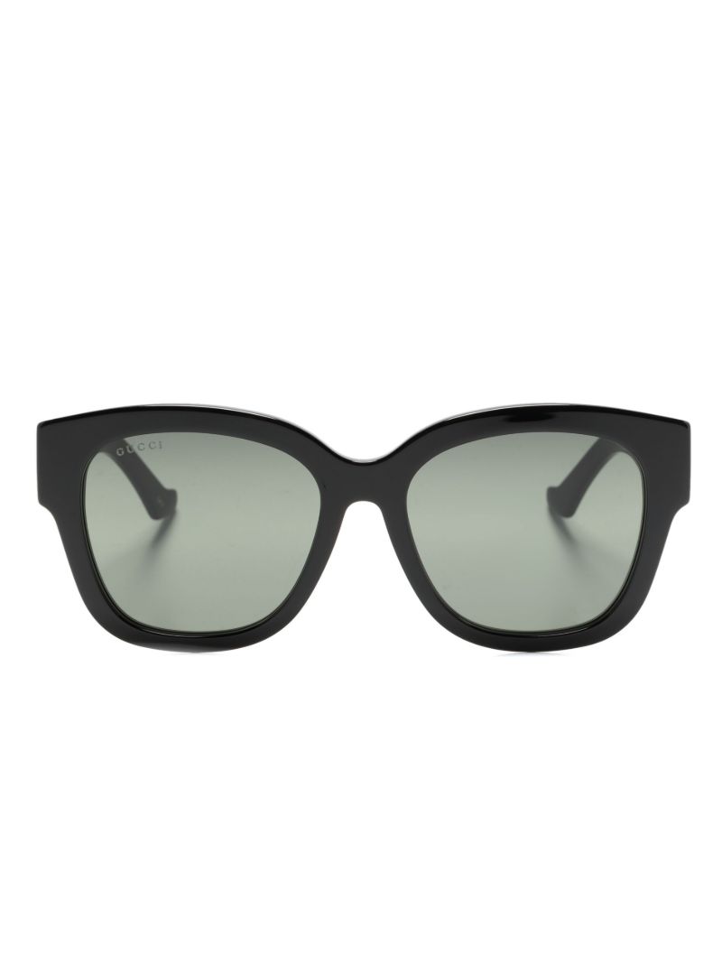 Black Double G Square-frame Sunglasses