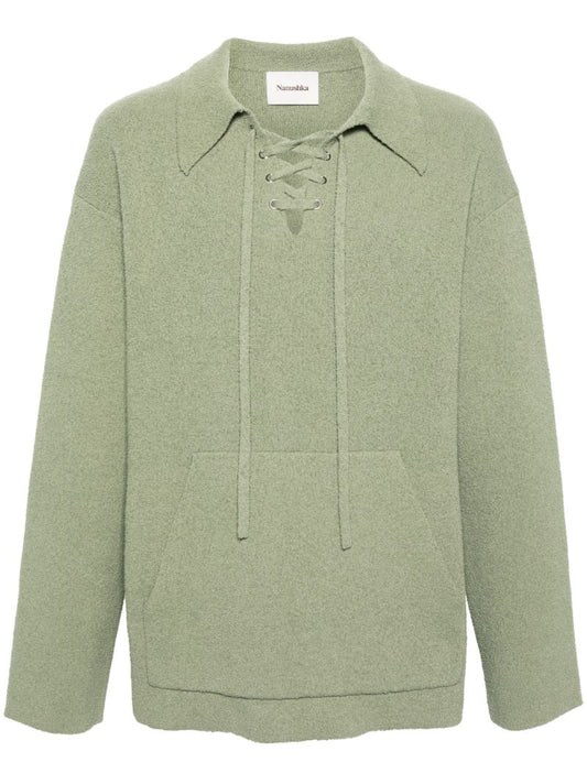 Green Jorrit Terry Knit Sweater