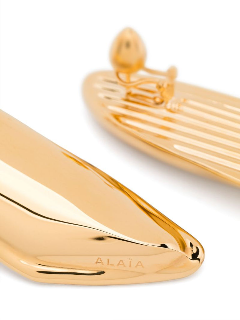 Gold-tone Bumpr Drop Earrings
