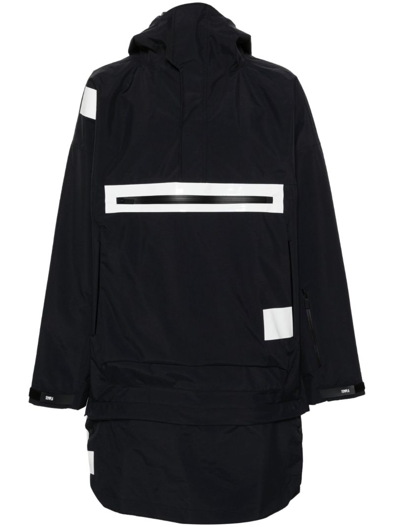 Black Axial Shell Snow Coat