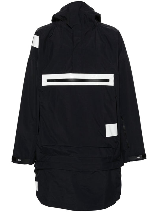 Black Axial Shell Snow Coat