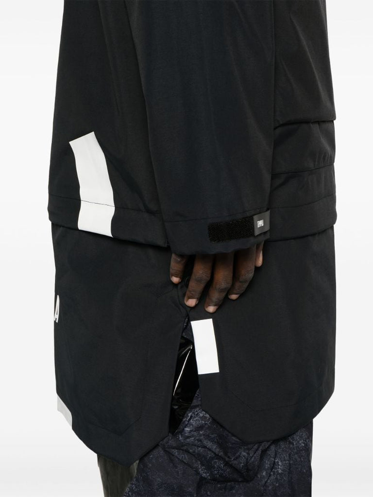 Black Axial Shell Snow Coat