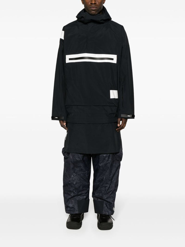 Black Axial Shell Snow Coat