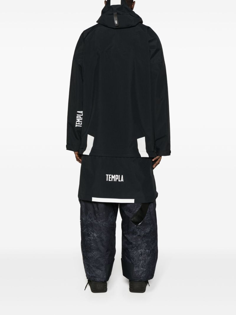 Black Axial Shell Snow Coat