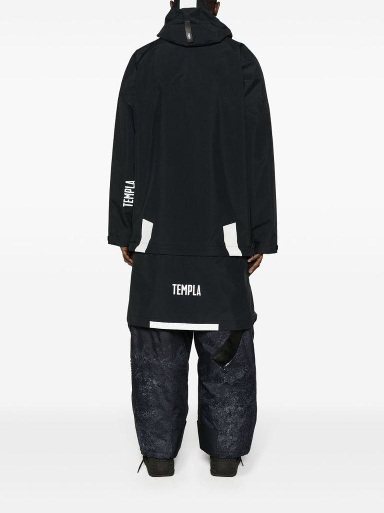Black Axial Shell Snow Coat