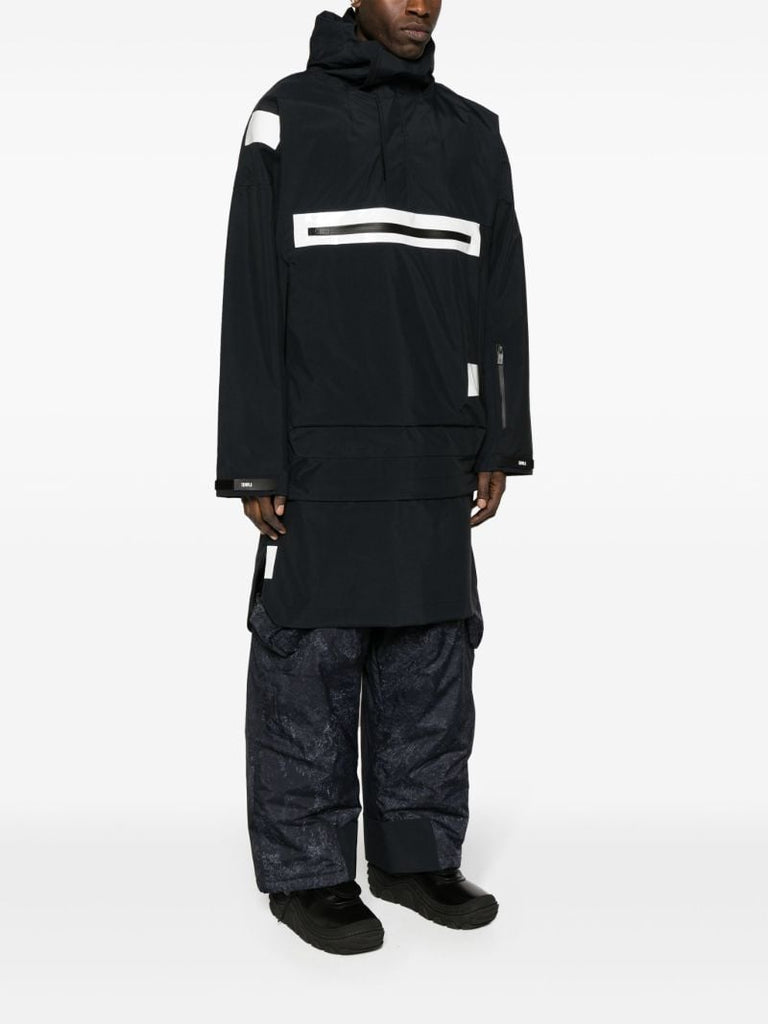 Black Axial Shell Snow Coat