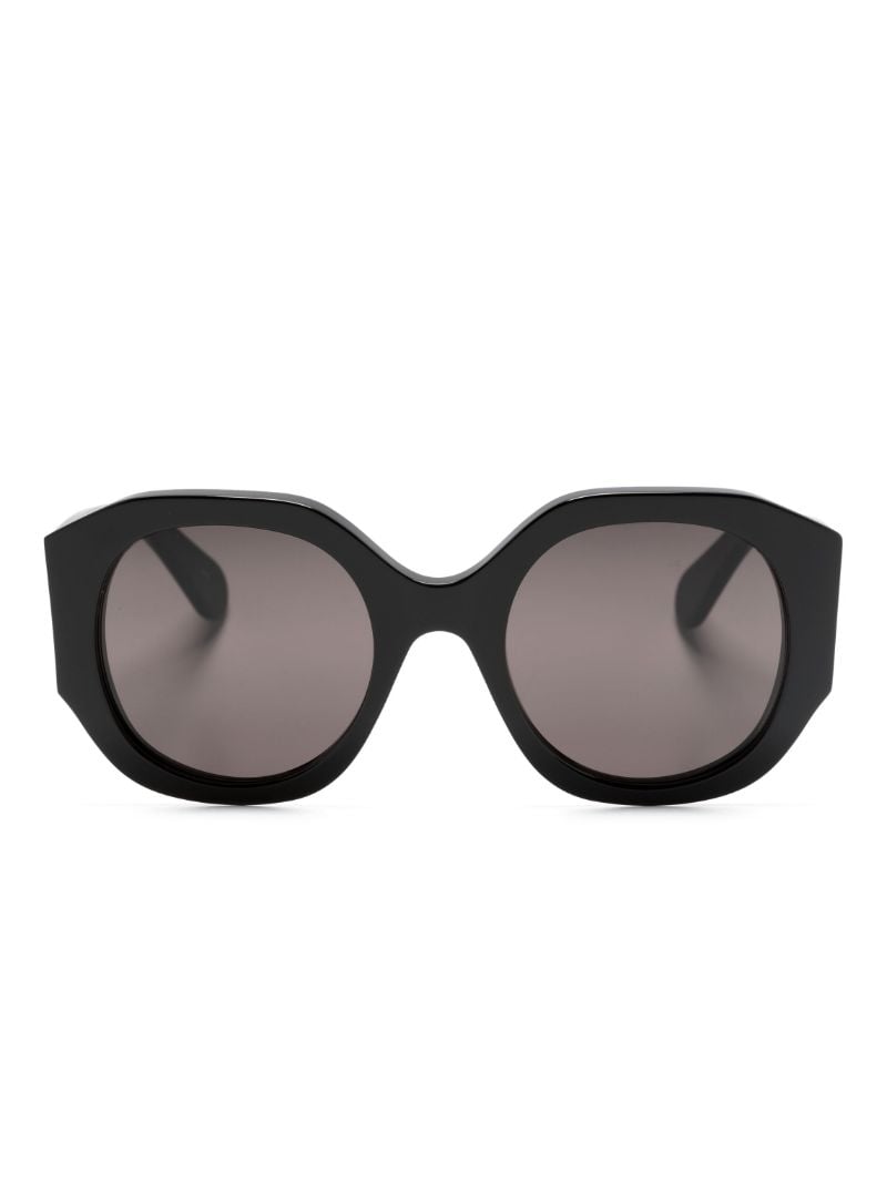 Black Naomy Round-frame Sunglasses