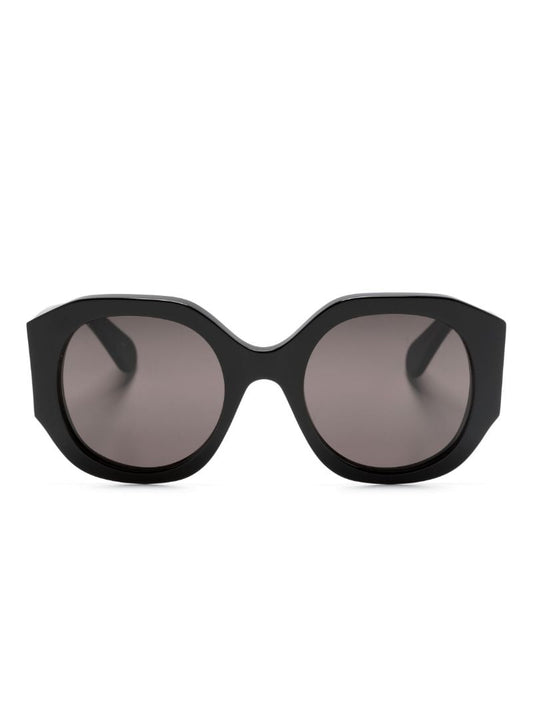 Black Naomy Round-frame Sunglasses