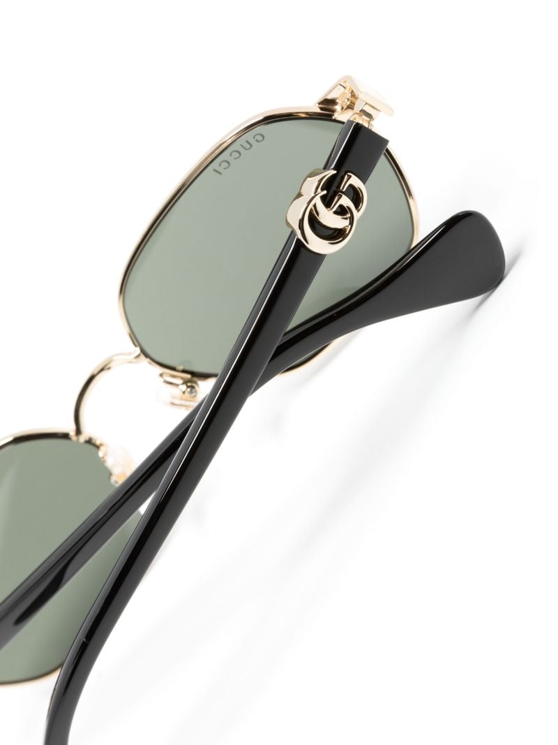 Mini Running Geometric-frame Sunglasses