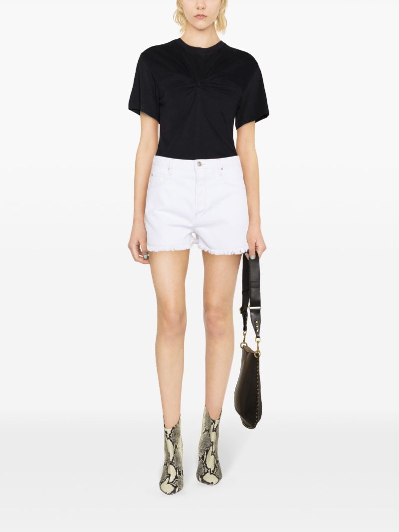 Black Zuria Knotted T-shirt
