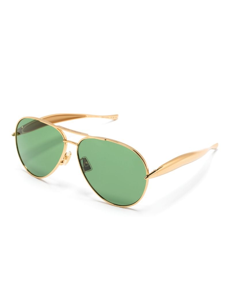 Gold-tone Sardine Pilot-frame Sunglasses