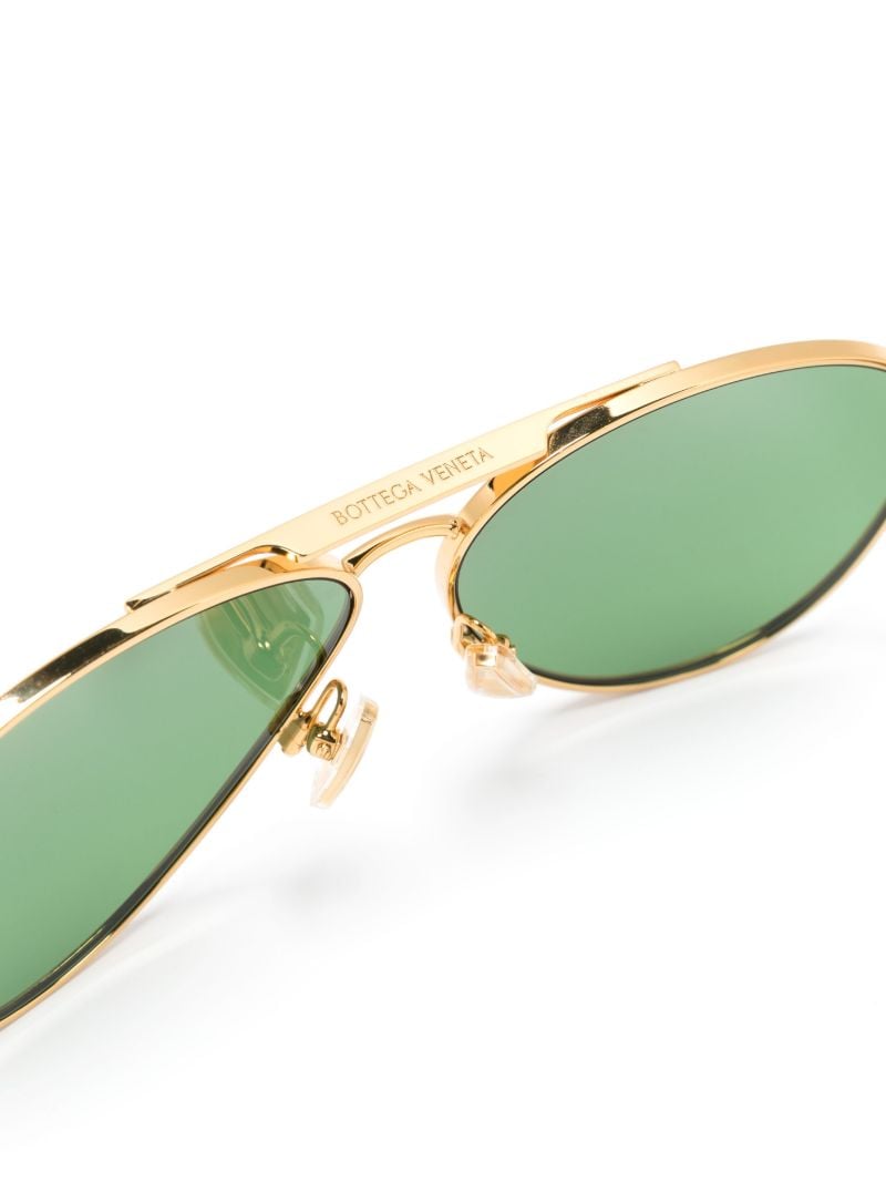 Gold-tone Sardine Pilot-frame Sunglasses