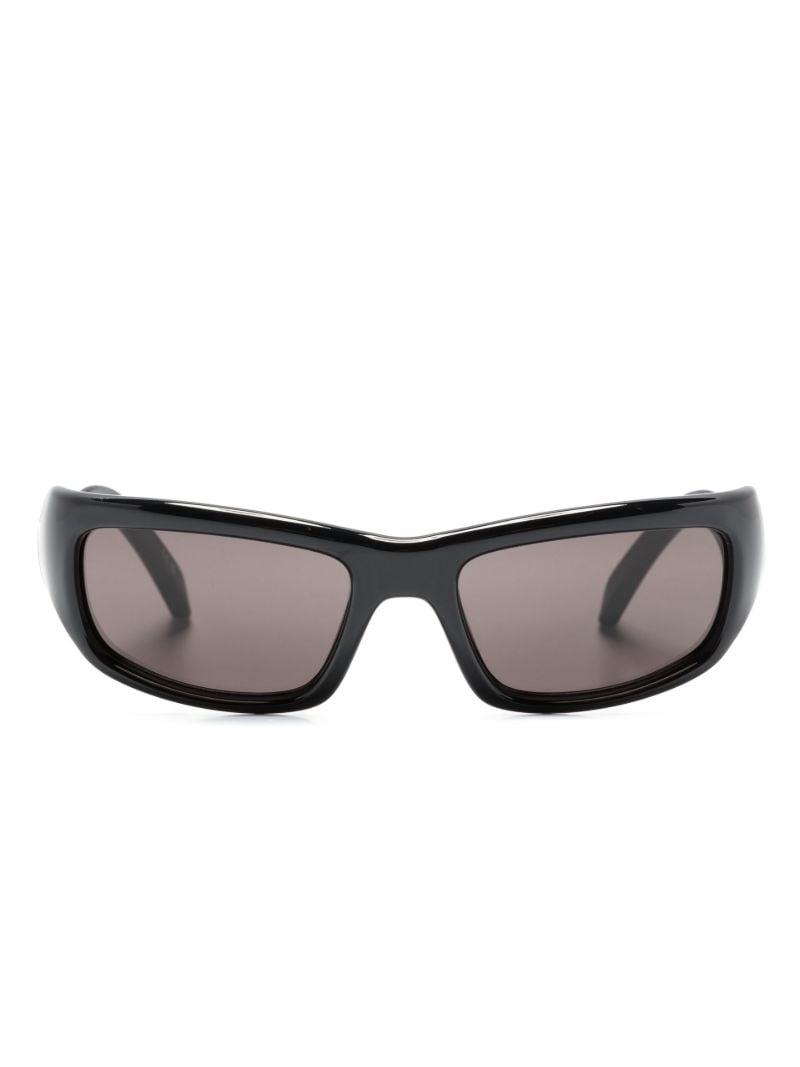 Black Hamptons Rectangle-frame Sunglasses