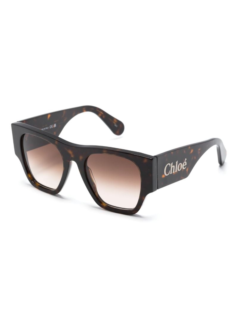 Brown Naomy Square-frame Sunglasses