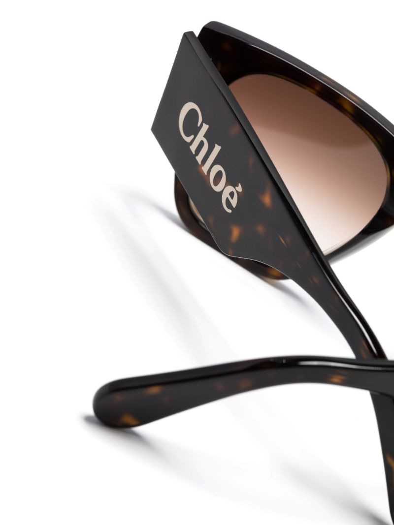 Brown Naomy Square-frame Sunglasses